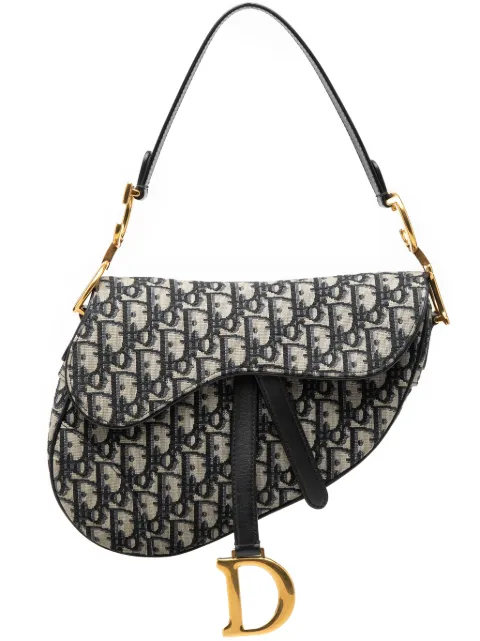 Christian Dior Pre-Owned 2019 Oblique Canvas Saddle Bag shoulder bag