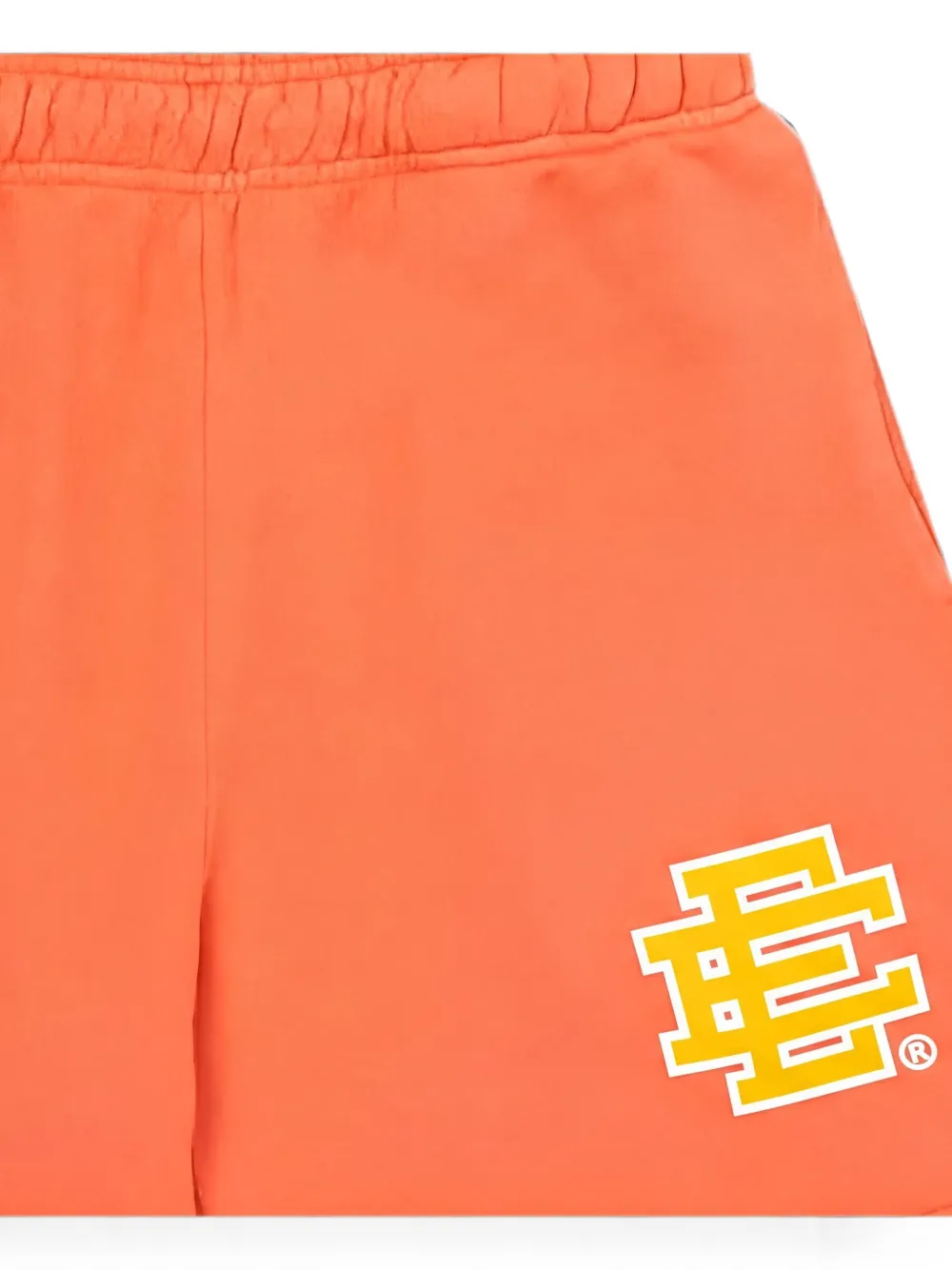 ERIC EMANUEL Shorts met logoprint Oranje