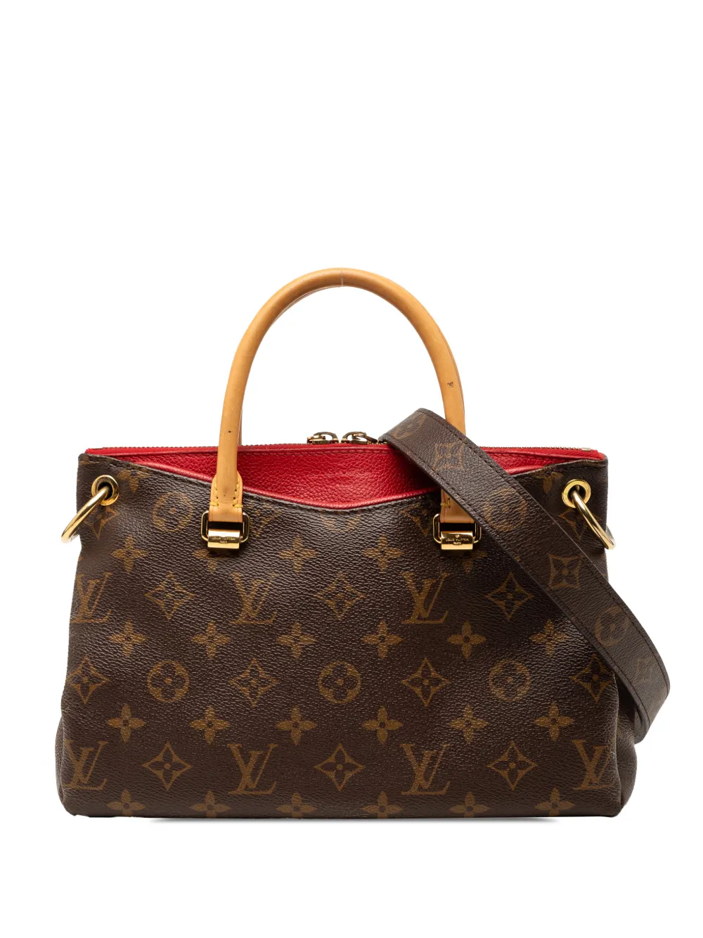 Louis Vuitton Pre-Owned 2016 Monogram Pallas BB satchel - Braun