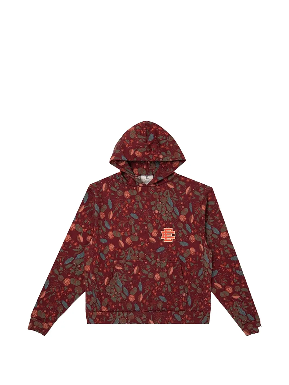 ERIC EMANUEL floral-print hoodie - Rosso