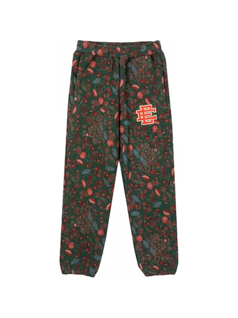 ERIC EMANUEL AOP floral-print logo-print track pants
