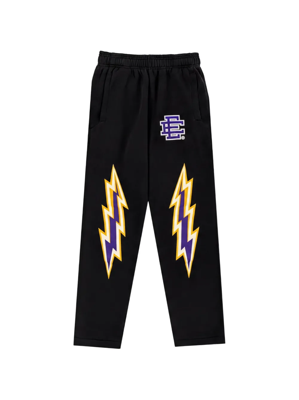 ERIC EMANUEL Pantaloni sportivi con stampa grafica - Nero