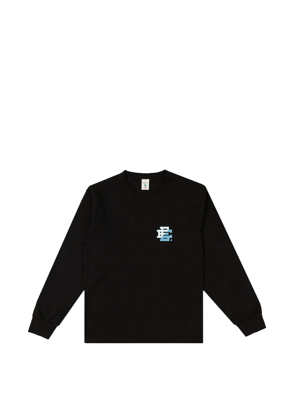 ERIC EMANUEL EE logo-print long-sleeve T-shirt - Schwarz