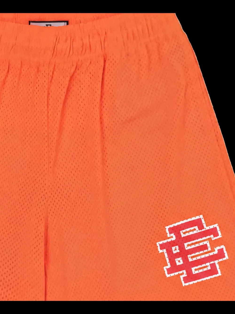 ERIC EMANUEL Shorts met logodetail Oranje