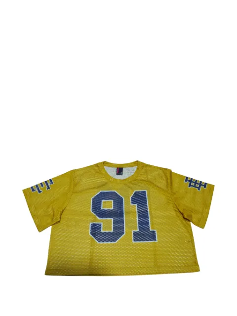 ERIC EMANUEL EE cropped mesh T-shirt