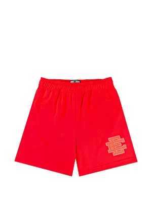 SP5DER OG Studded Shorts | Red | FARFETCH