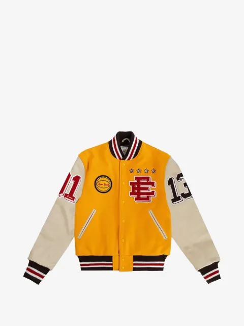ERIC EMANUEL Varsity Letterman patch-detail varsity jacket