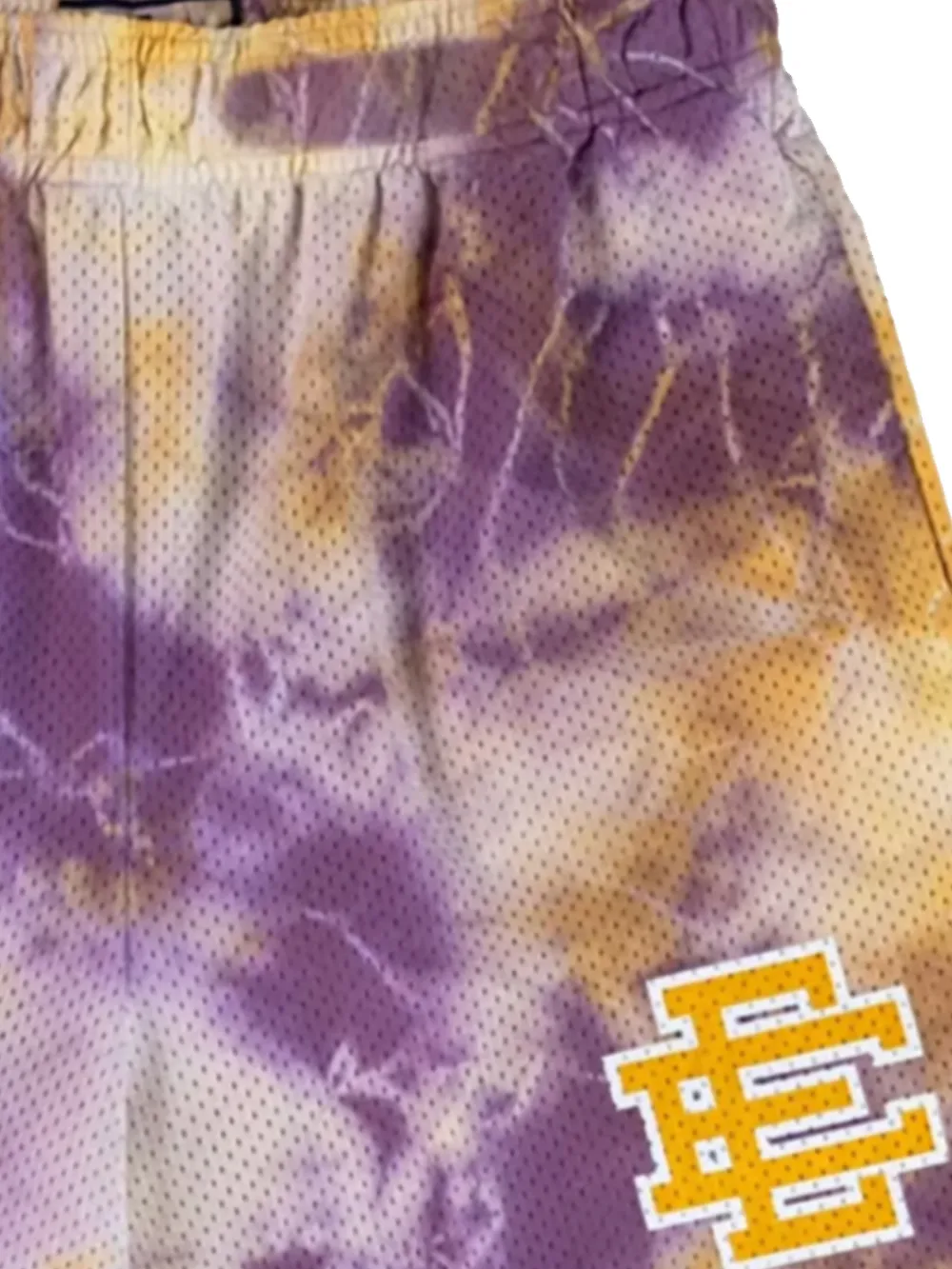 ERIC EMANUEL Shorts met tie-dye print Paars