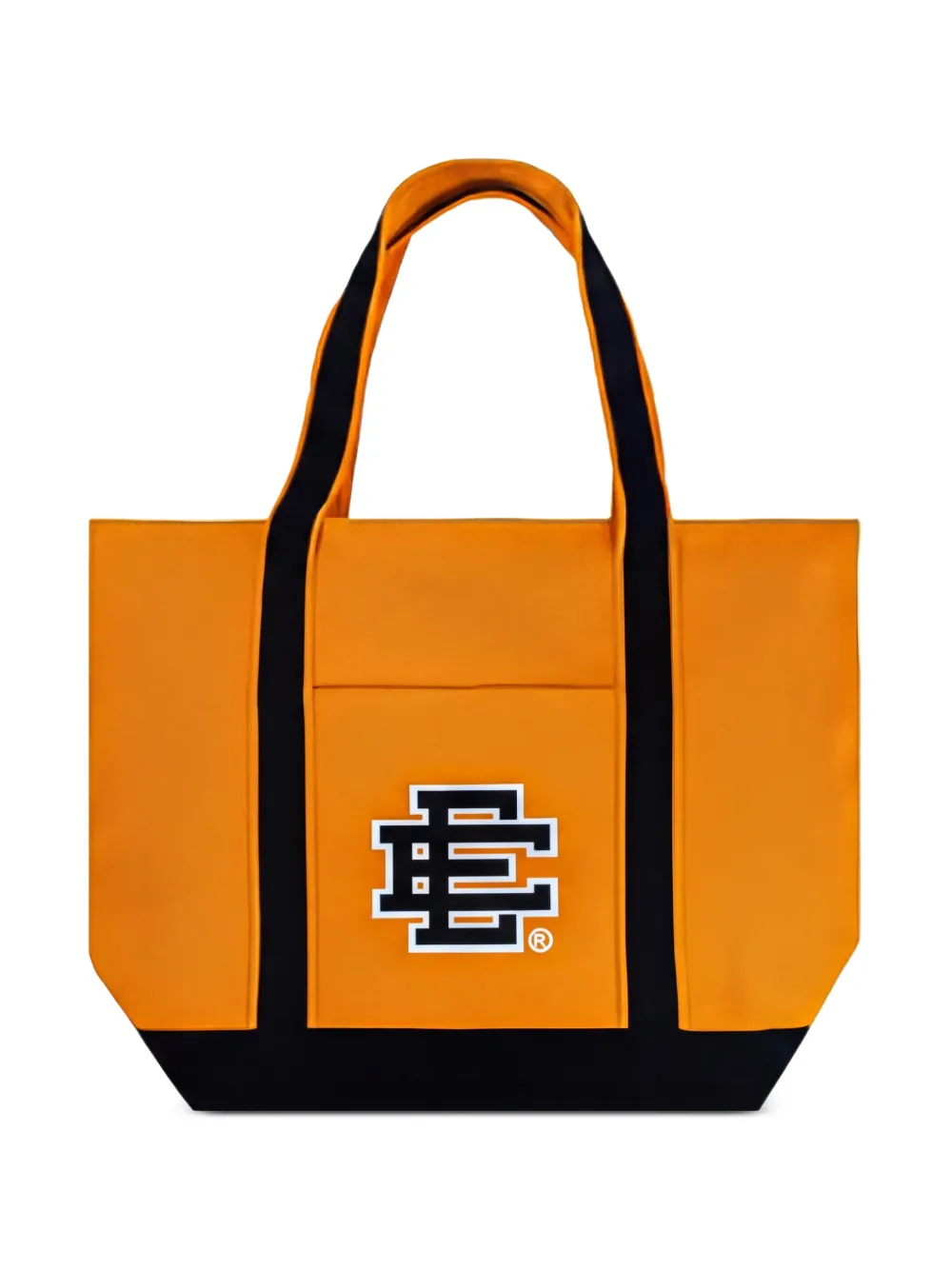ERIC EMANUEL medium EE logo-print tote bag - Arancione