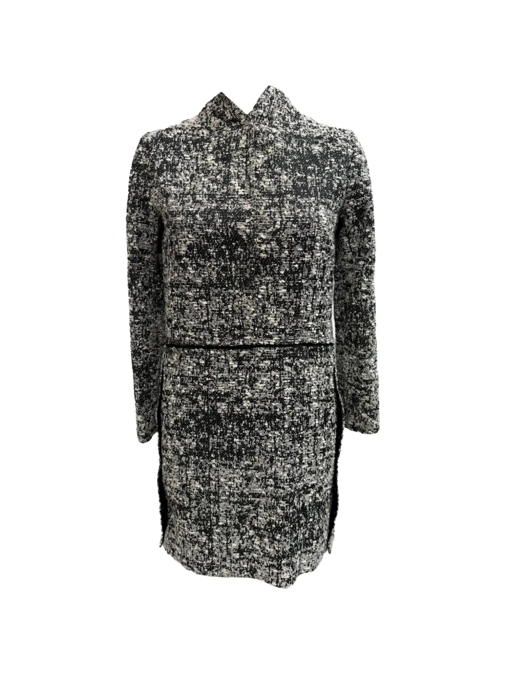 Proenza Schouler tweed long-sleeve dress - Schwarz