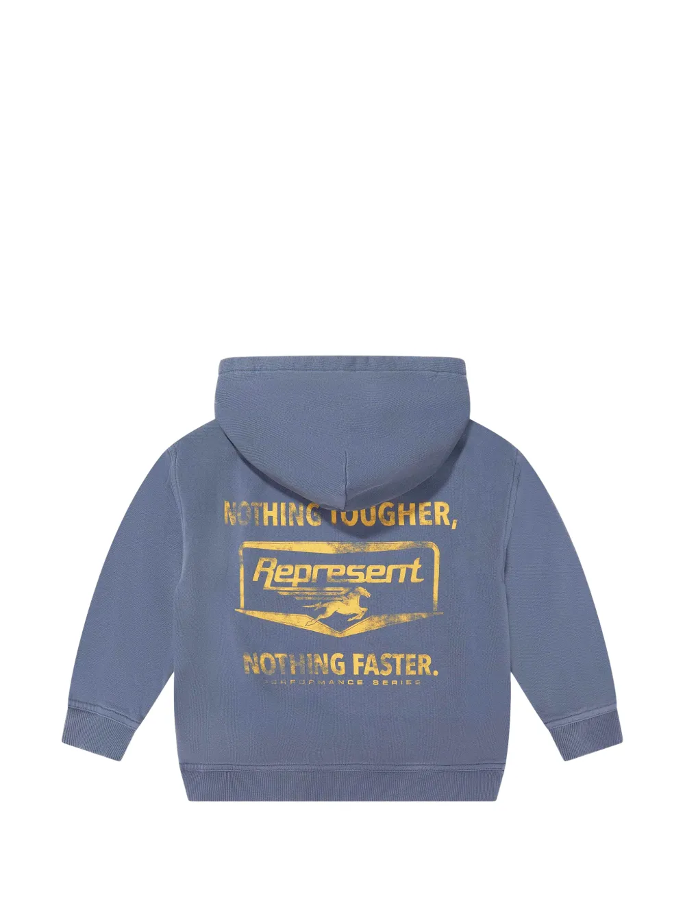  Represent Mini Sudadera Con Capucha Y Logo Estampado - Azul 