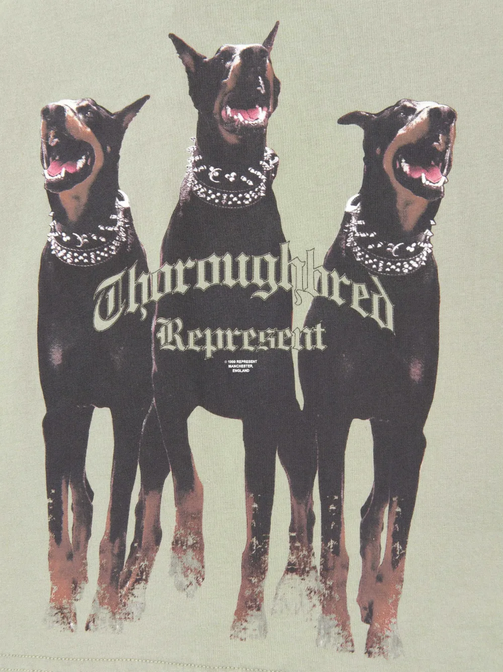 REPRESENT MINI T-shirt met grafische print Groen