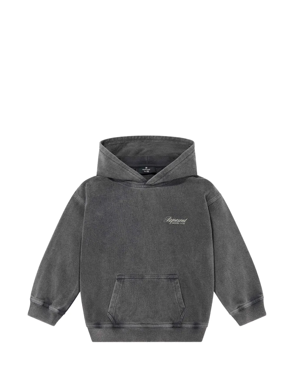REPRESENT MINI Owners' Club logo-print hoodie - Grigio