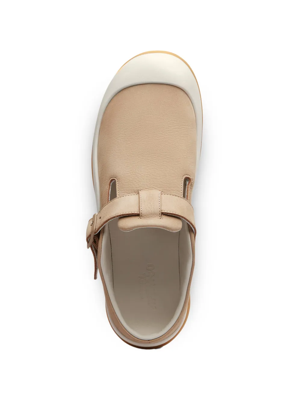 Axel Arigato Squish T-Bar suède muiltjes Beige