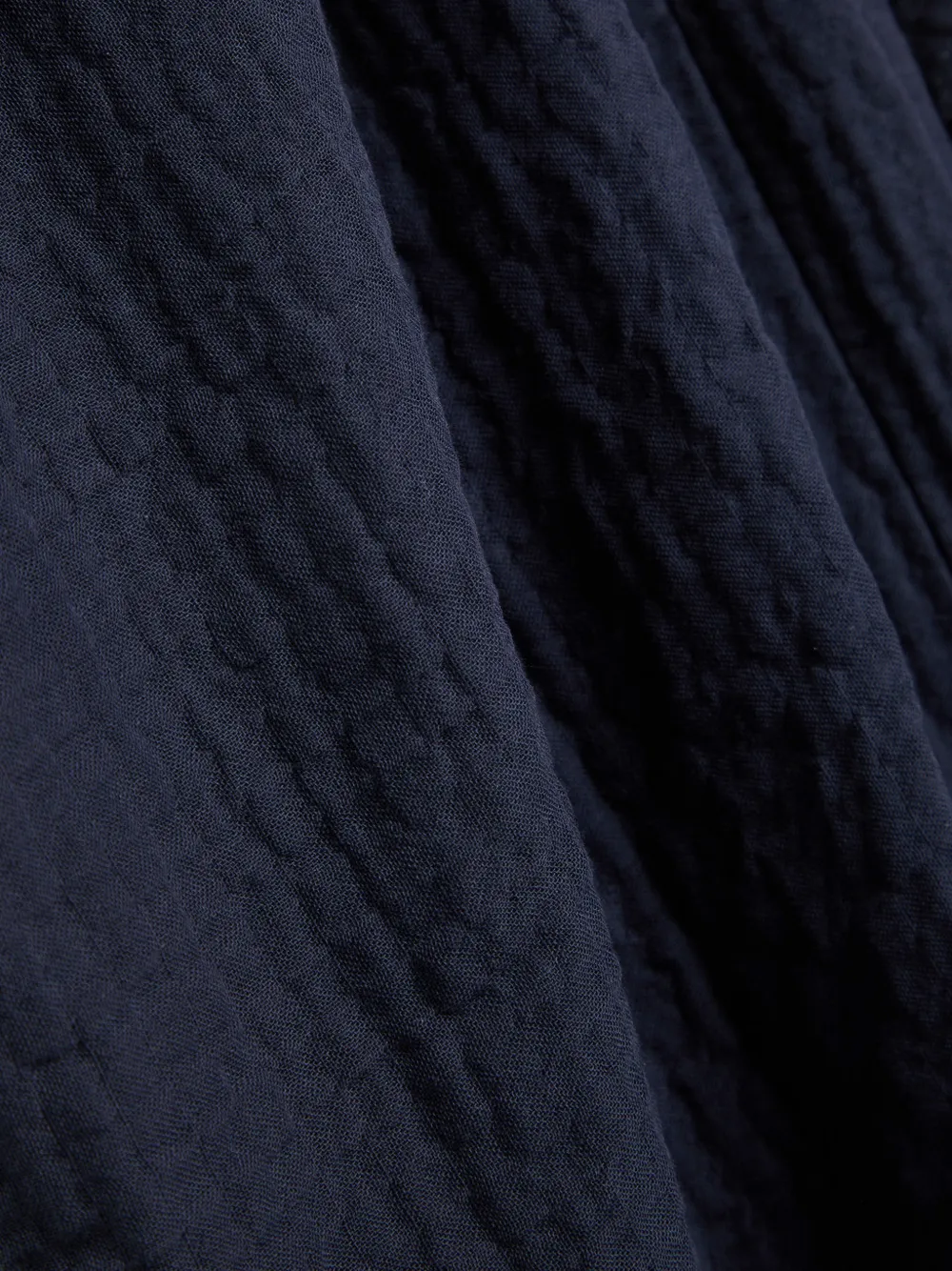  Akyn Vestido Midi Fruncido - Azul 
