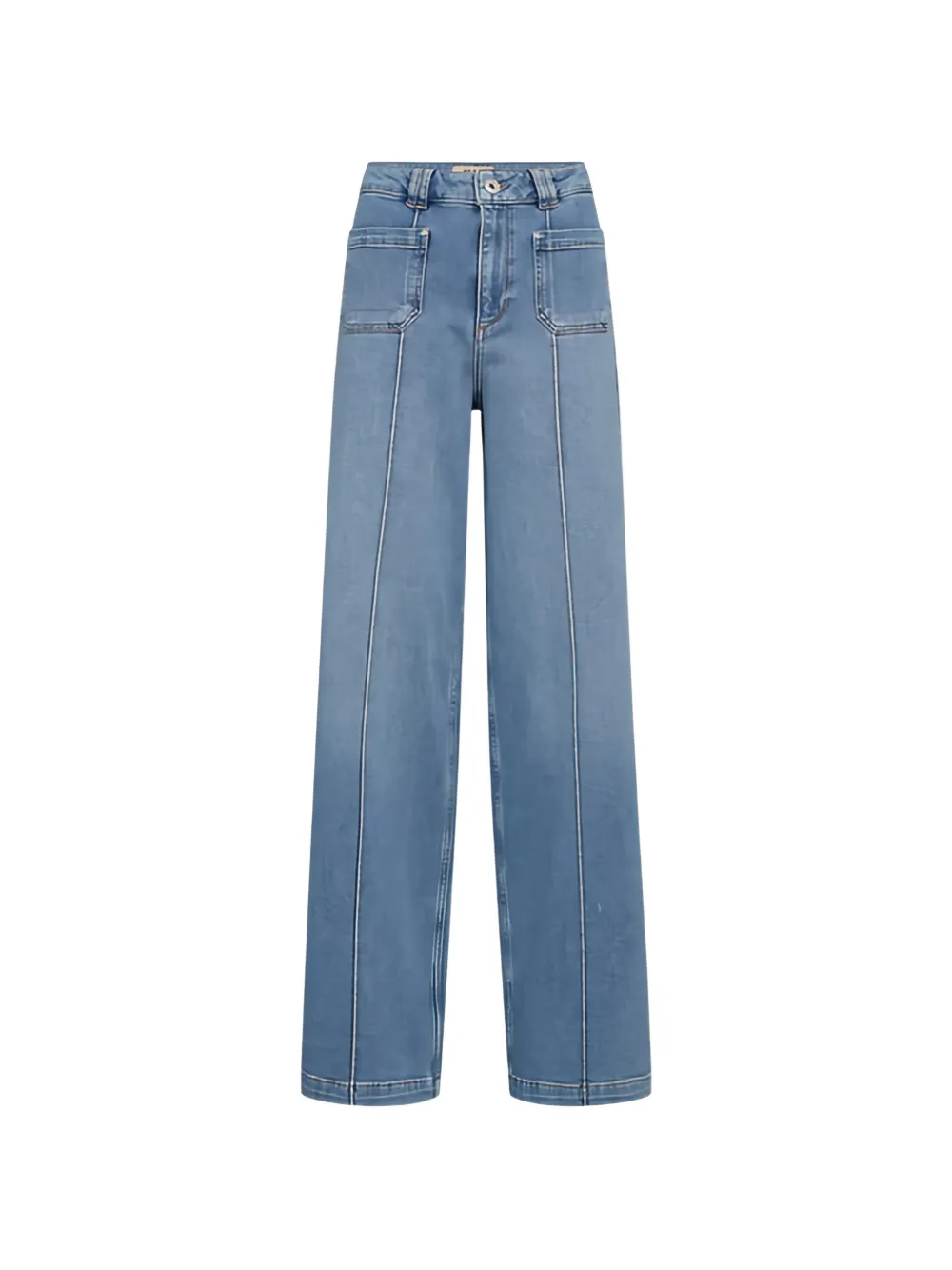 Mos Mosh Colette Lyon patch-pocket jeans - Blu