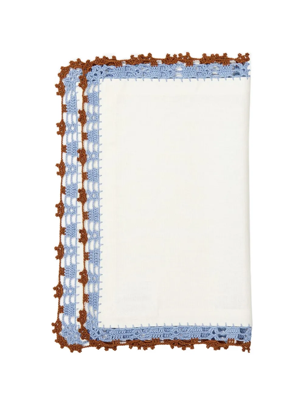 HOUSE OF CAPRICORN Leonor hand-crocheted placemat - Weiß