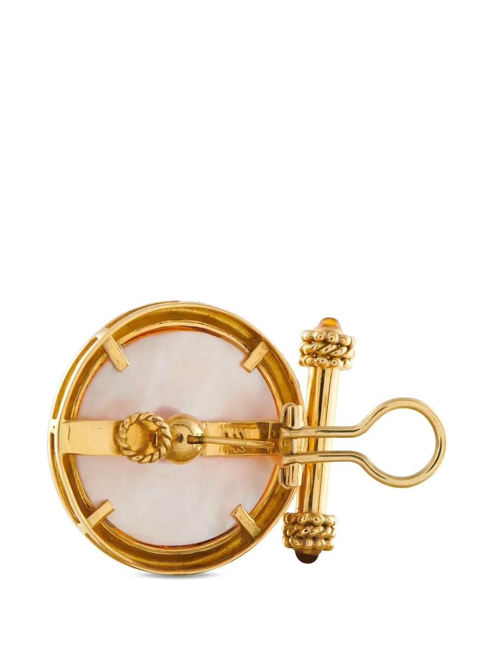 Elizabeth Locke boucles d'oreilles Venetian à clip