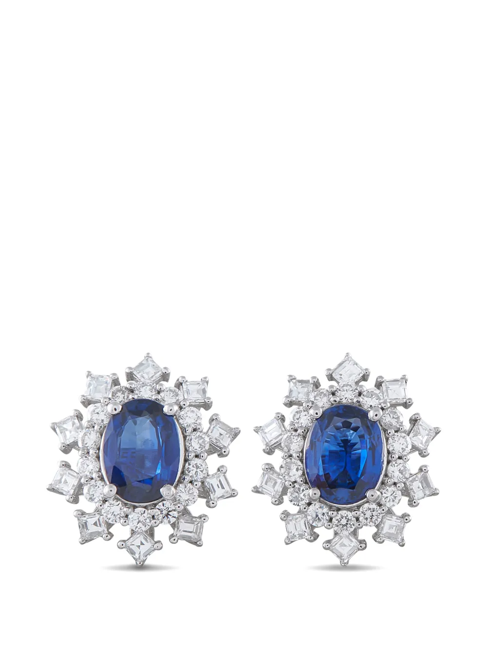 LB Exclusive sapphire and diamond earrings - Argento