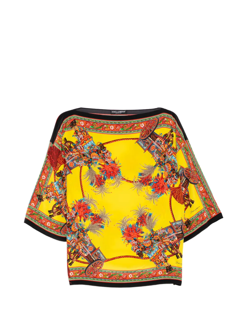 Dolce & Gabbana Pre-Owned printed blouse - Giallo