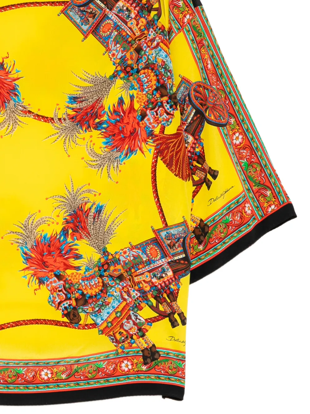 Dolce & Gabbana Pre-owned Blusa Estampada - Amarillo 