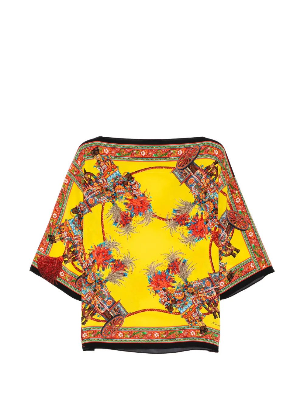  Dolce & Gabbana Pre-owned Blusa Estampada - Amarillo 