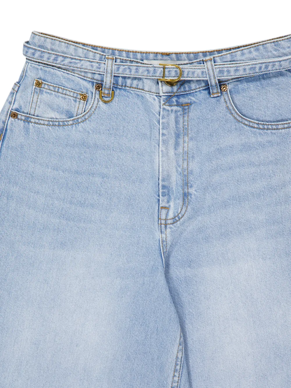 ZIMMERMANN Indra jeans met wijde pijpen Blauw