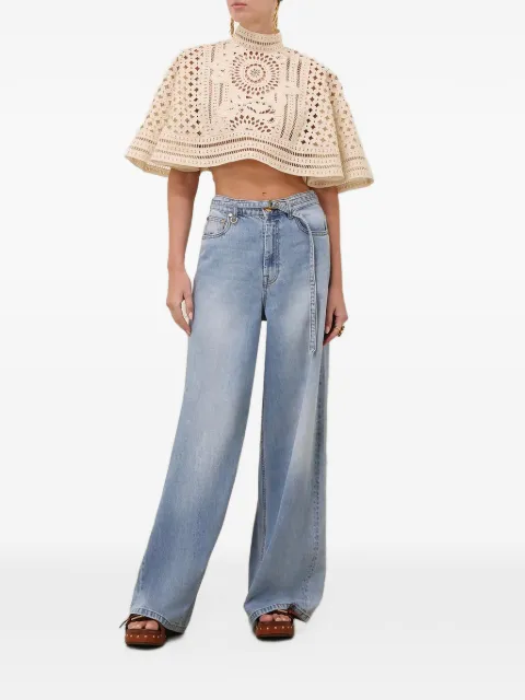ZIMMERMANN Indra denim relaxed flare jeans