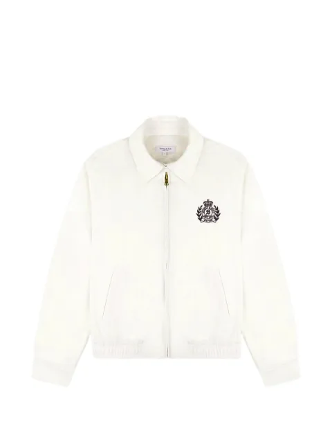 Sporty & Rich veste zippée à logo brodé