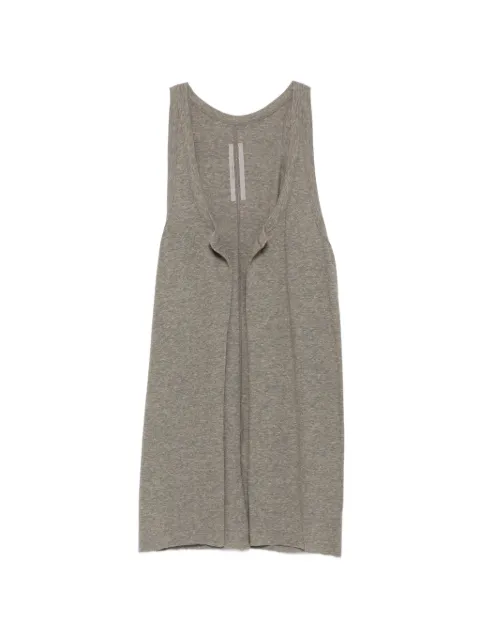 Rick Owens open-front longline gilet