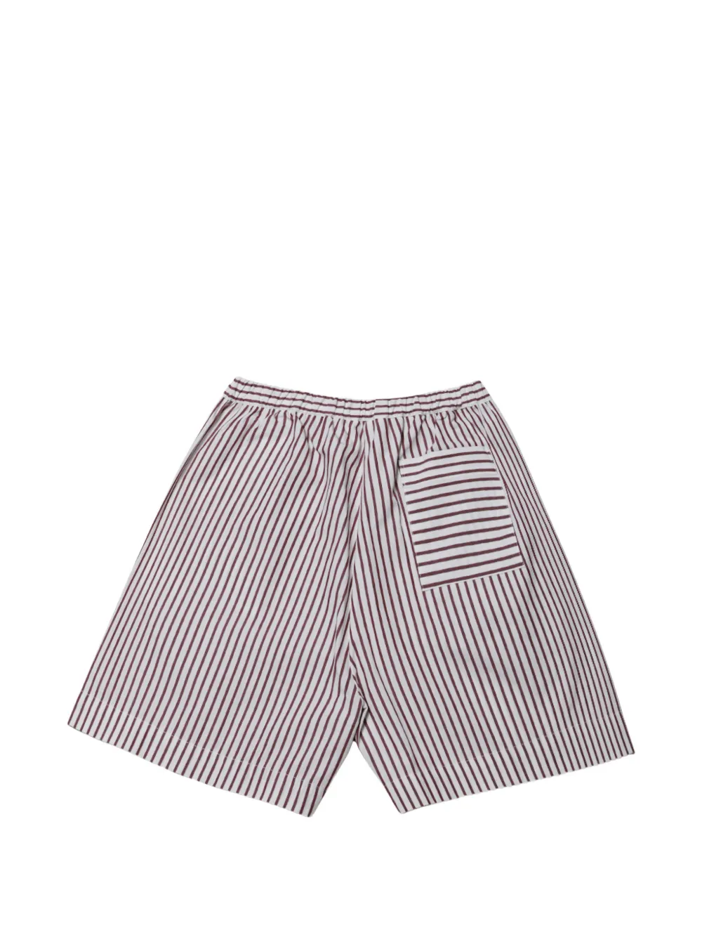 LIDO Gestreepte shorts Rood