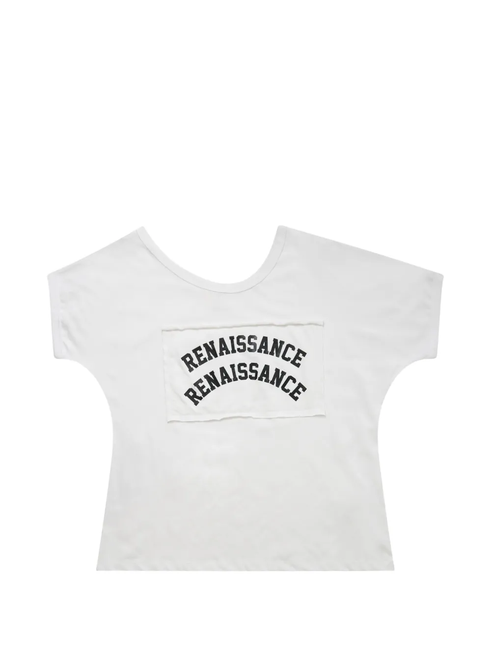 Renaissance Renaissance Ren logo-patch T-shirt - Bianco