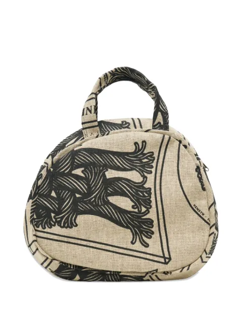 Christopher Nemeth rope-pattern round backpack