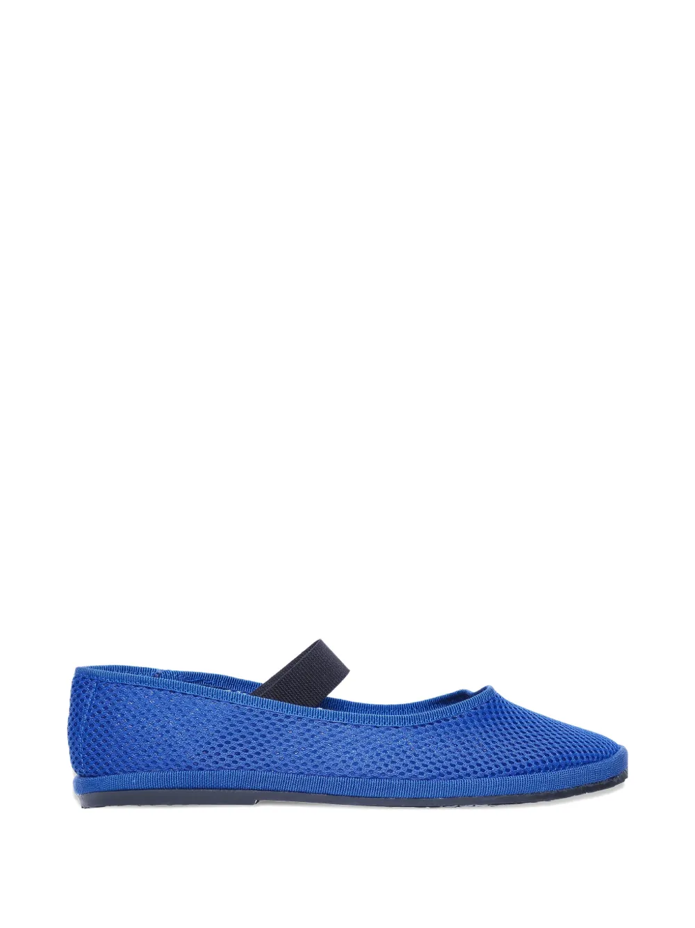 drogheria crivellini mesh elastic-strap ballet flats - Blu