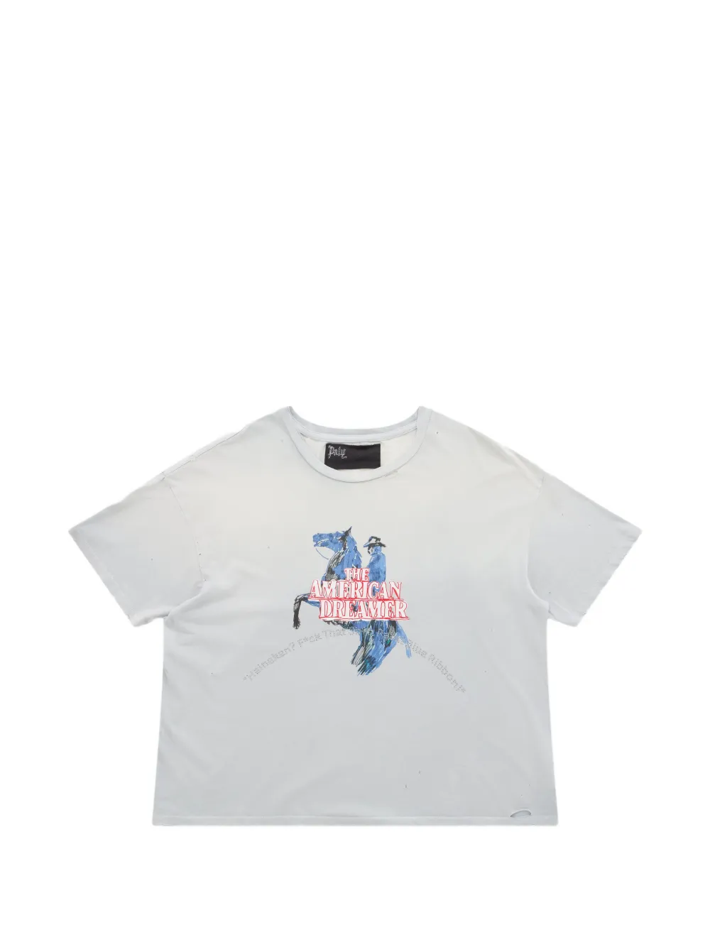 Palm Angels American Dreamer graphic-print T-shirt - Blau