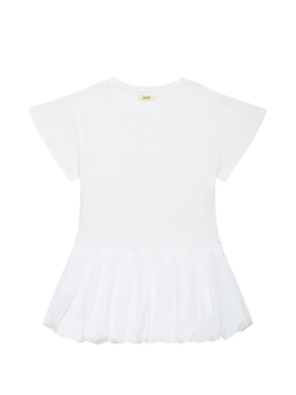 Renaissance Renaissance Susu pleated-skirt dress - Bianco