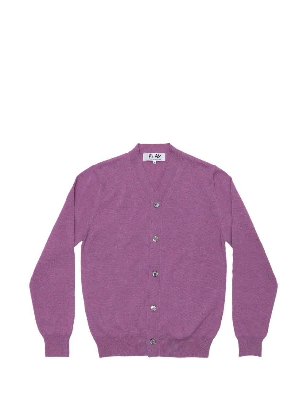 Comme Des Garçons Play v-neck button-up cardigan - Viola