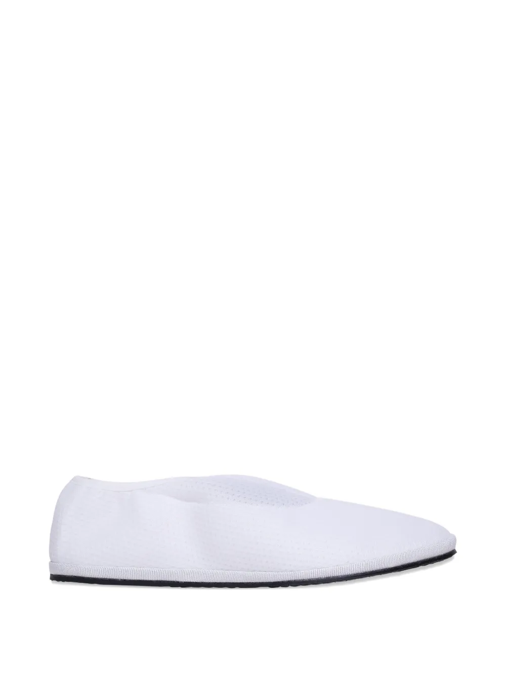 drogheria crivellini Mocca mesh ballet flats - Bianco