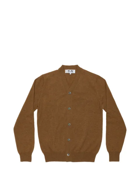 Comme Des Garçons Play Play logo-patch cardigan