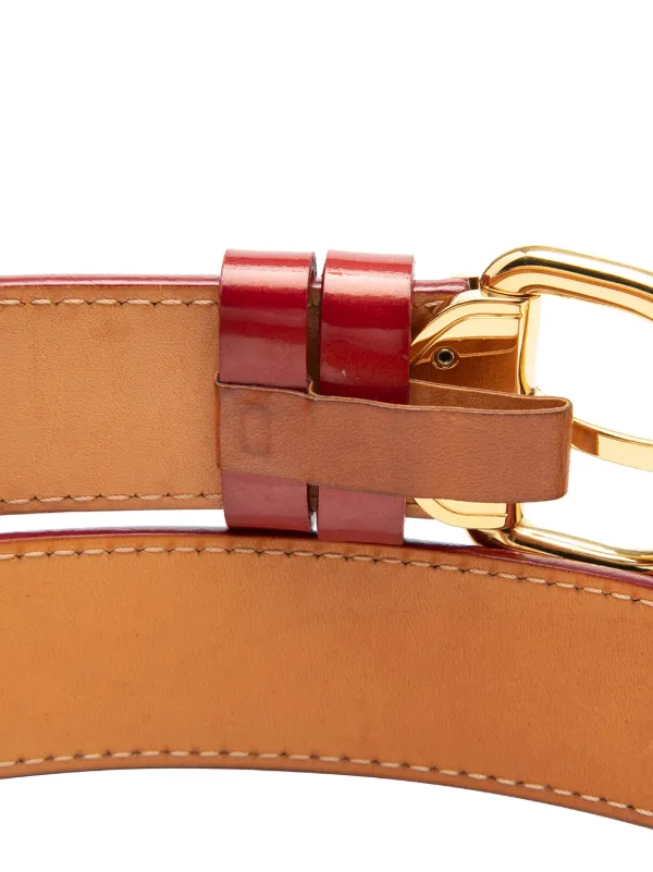 ルイヴィトン　ヴェルニ　ベルト Louis Vuitton Pre-Owned 2016 モノグラム ヴェルニ サンチュール