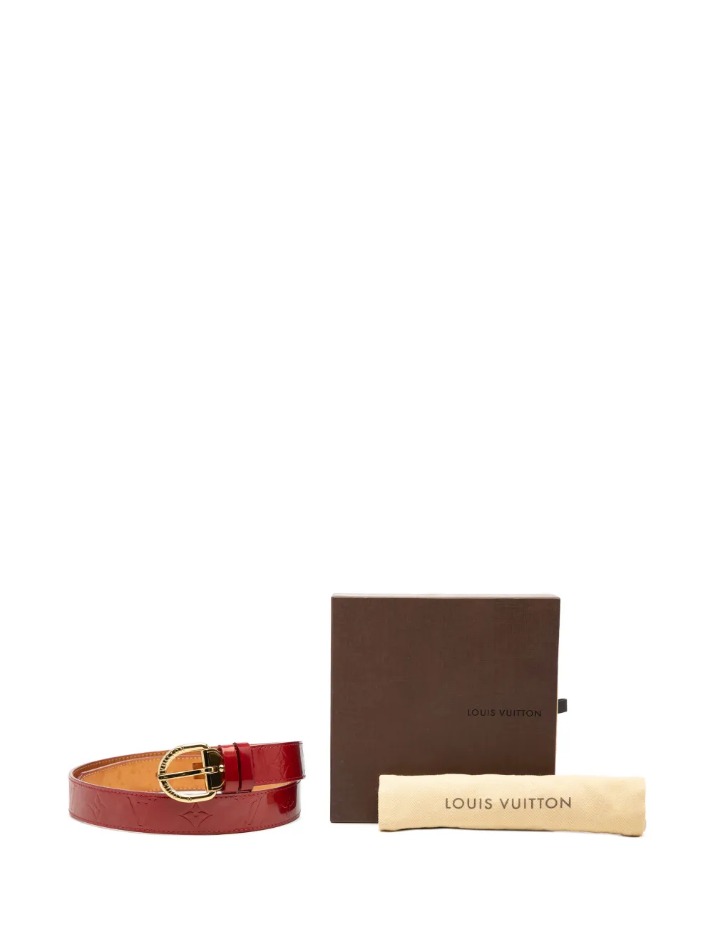 Louis Vuitton Pre-Owned 2016 モノグラム ヴェルニ サンチュール