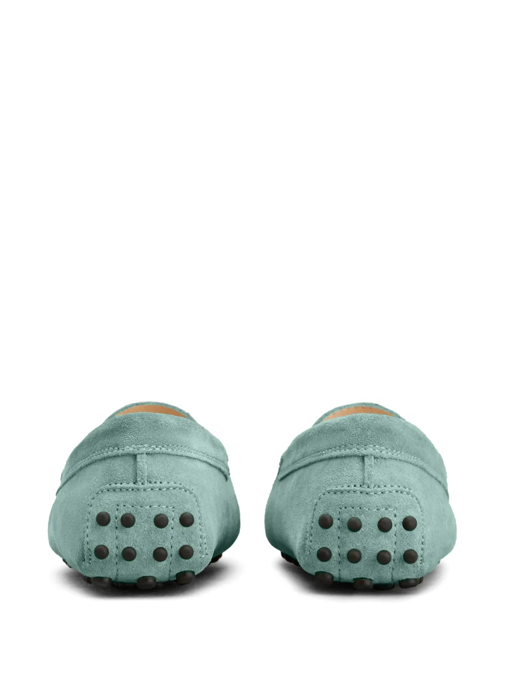 Tod's Kids Gommino suede loafers Groen