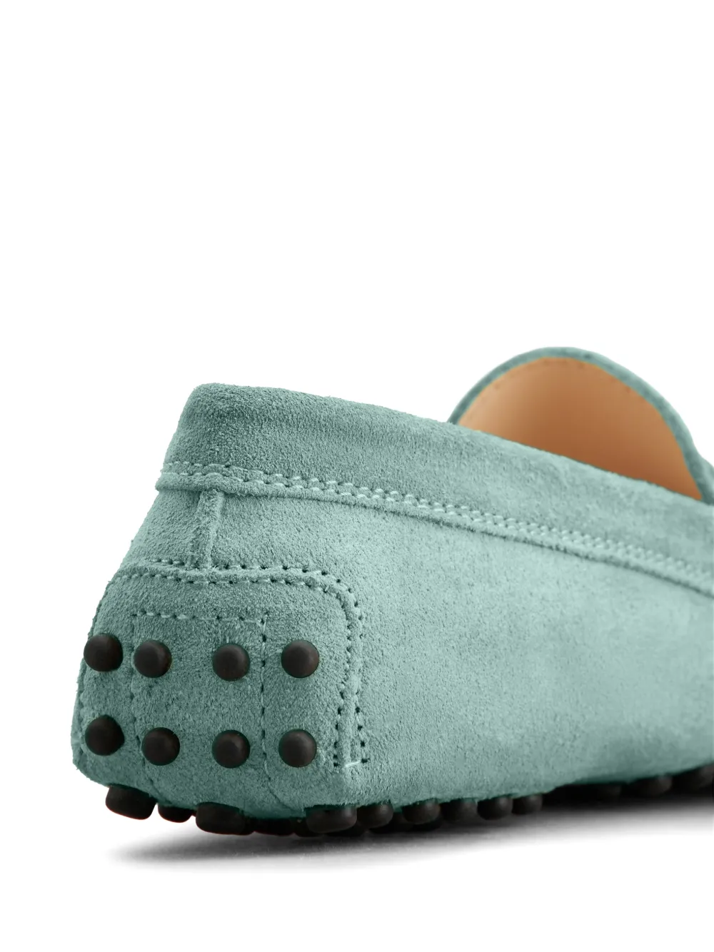 Tod's Kids Gommino suede loafers Groen