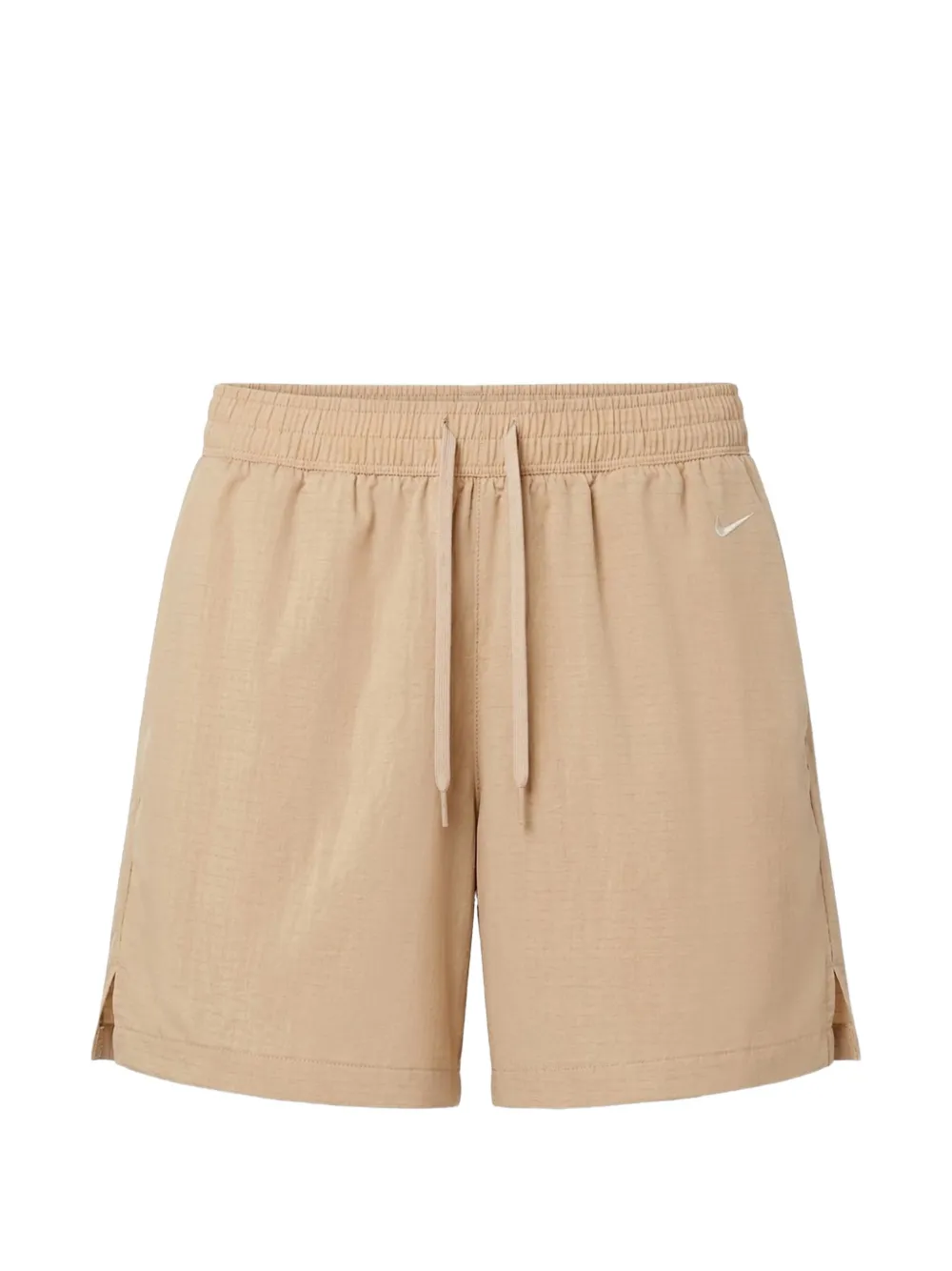 Nike logo-embroidered drawstring shorts - Toni neutri