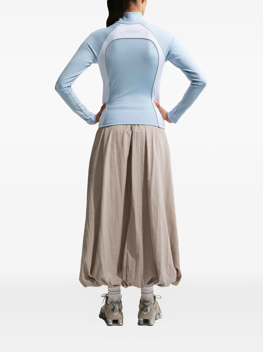 Nike Top met vlakken Blauw