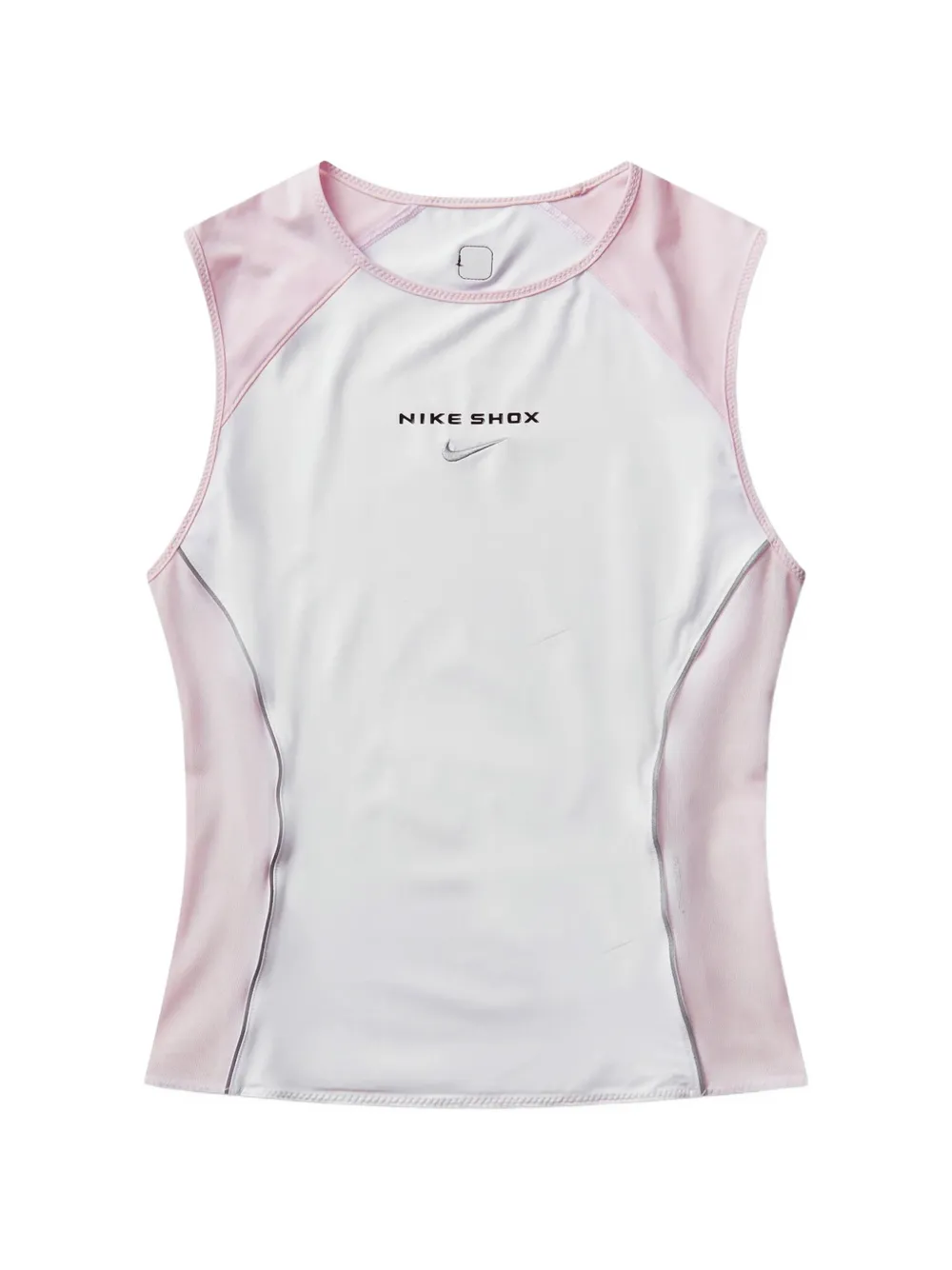 Nike Shox logo-embroidered tank top - Bianco