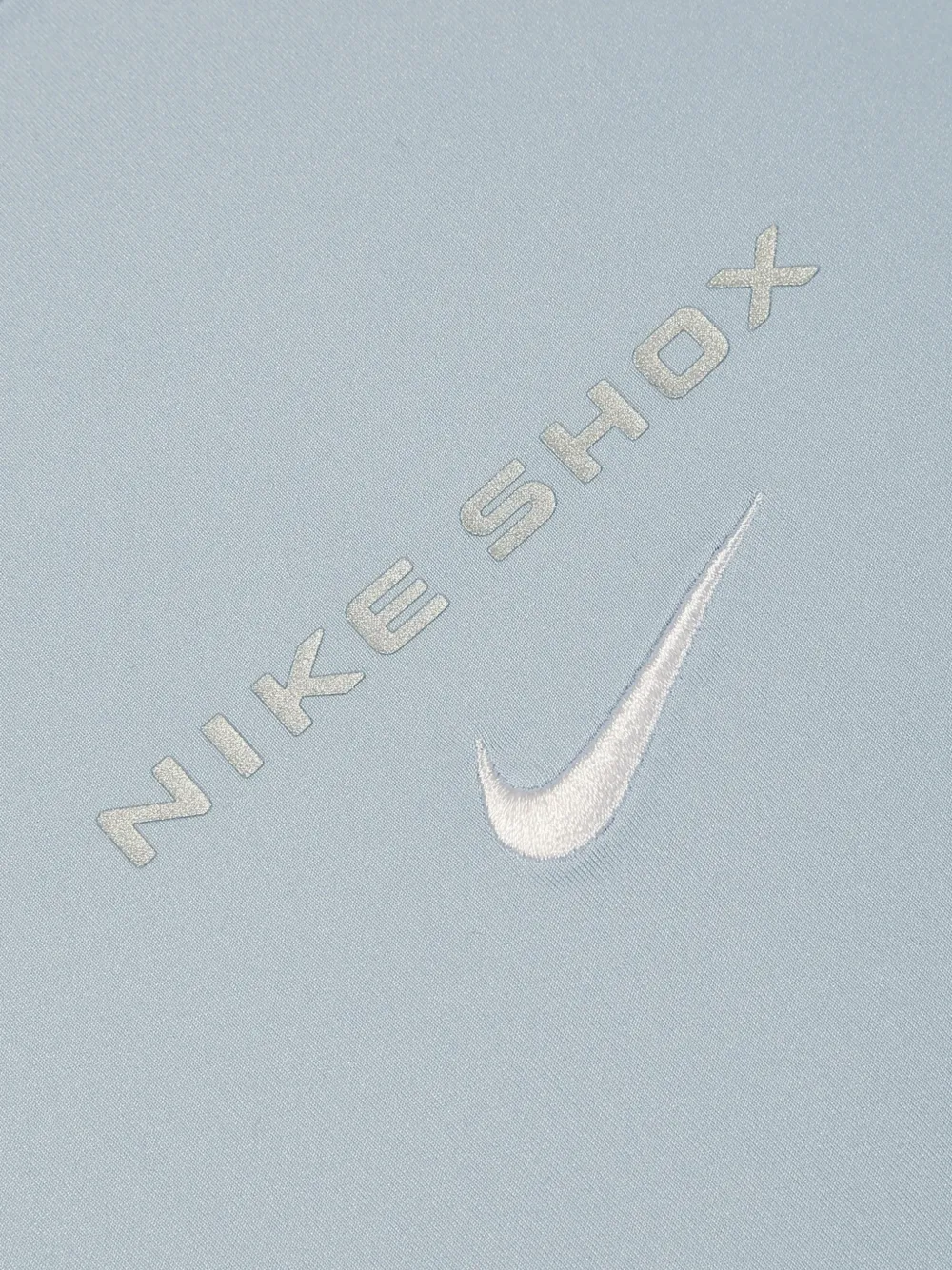 Nike Shox logo-embroidered tank top Blauw