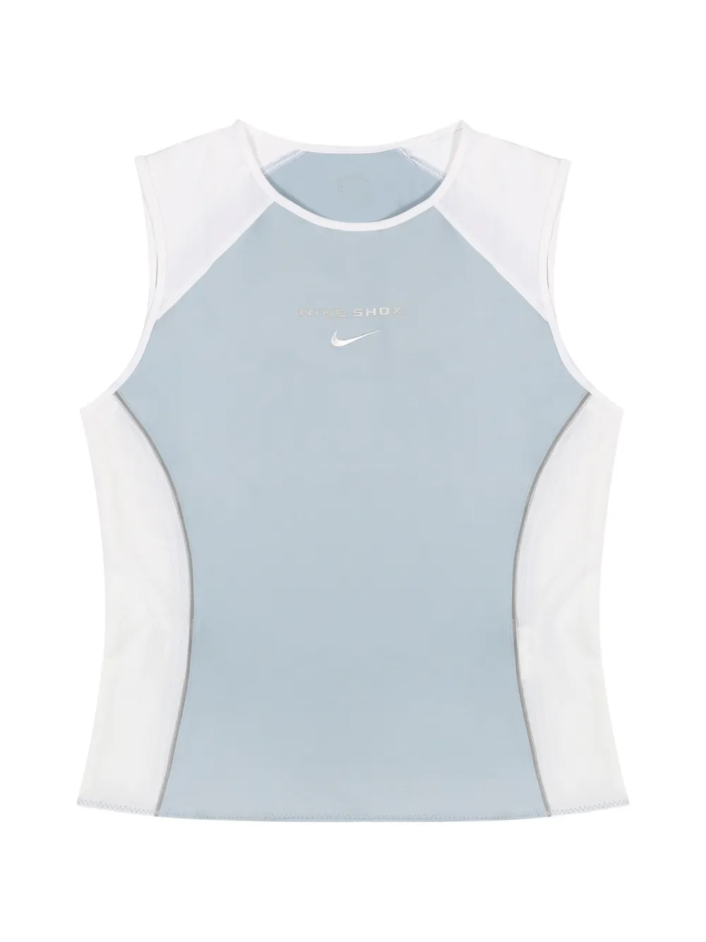Nike Shox logo-embroidered tank top - Blau