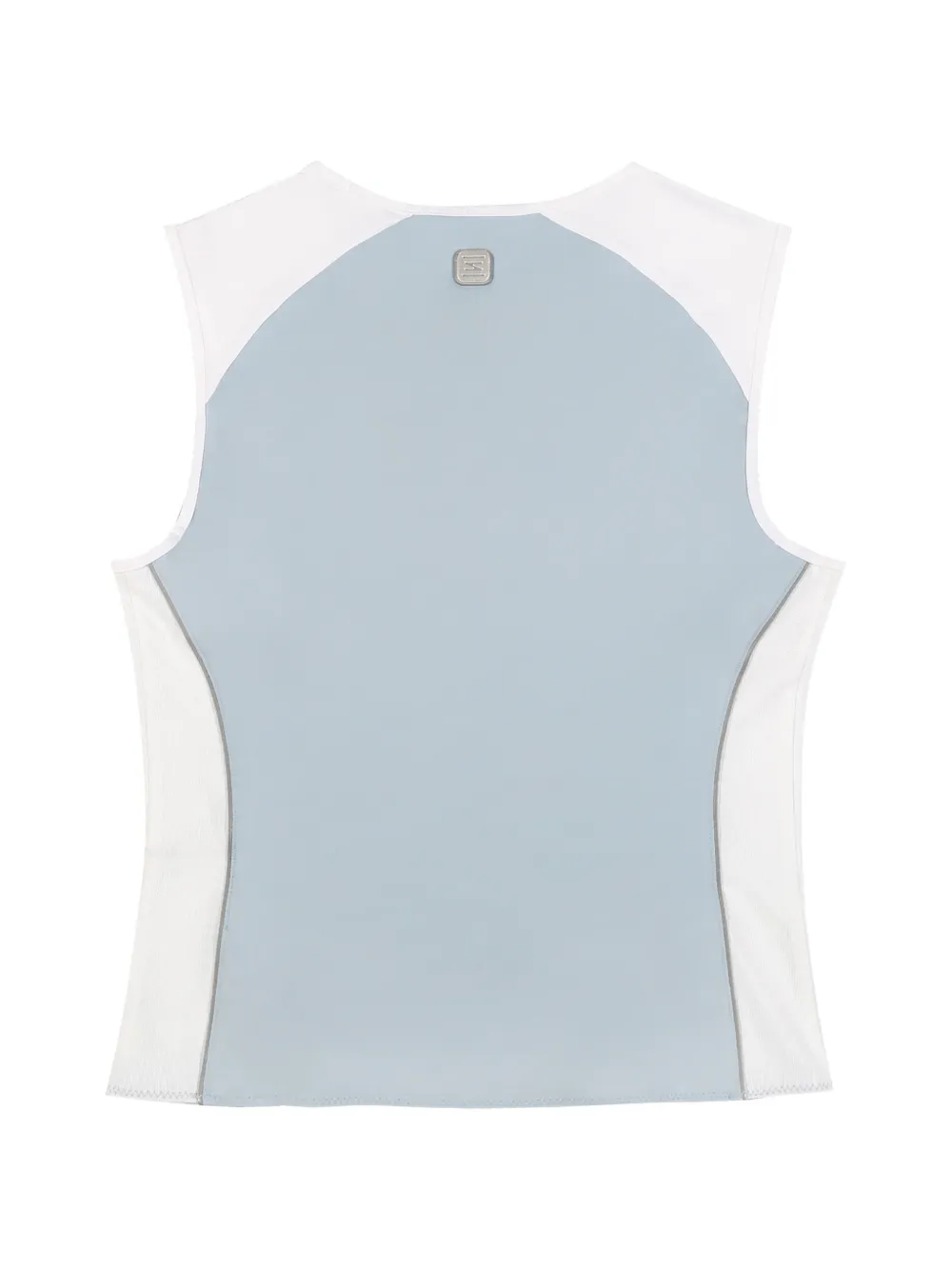 Nike Shox logo-embroidered tank top Blauw