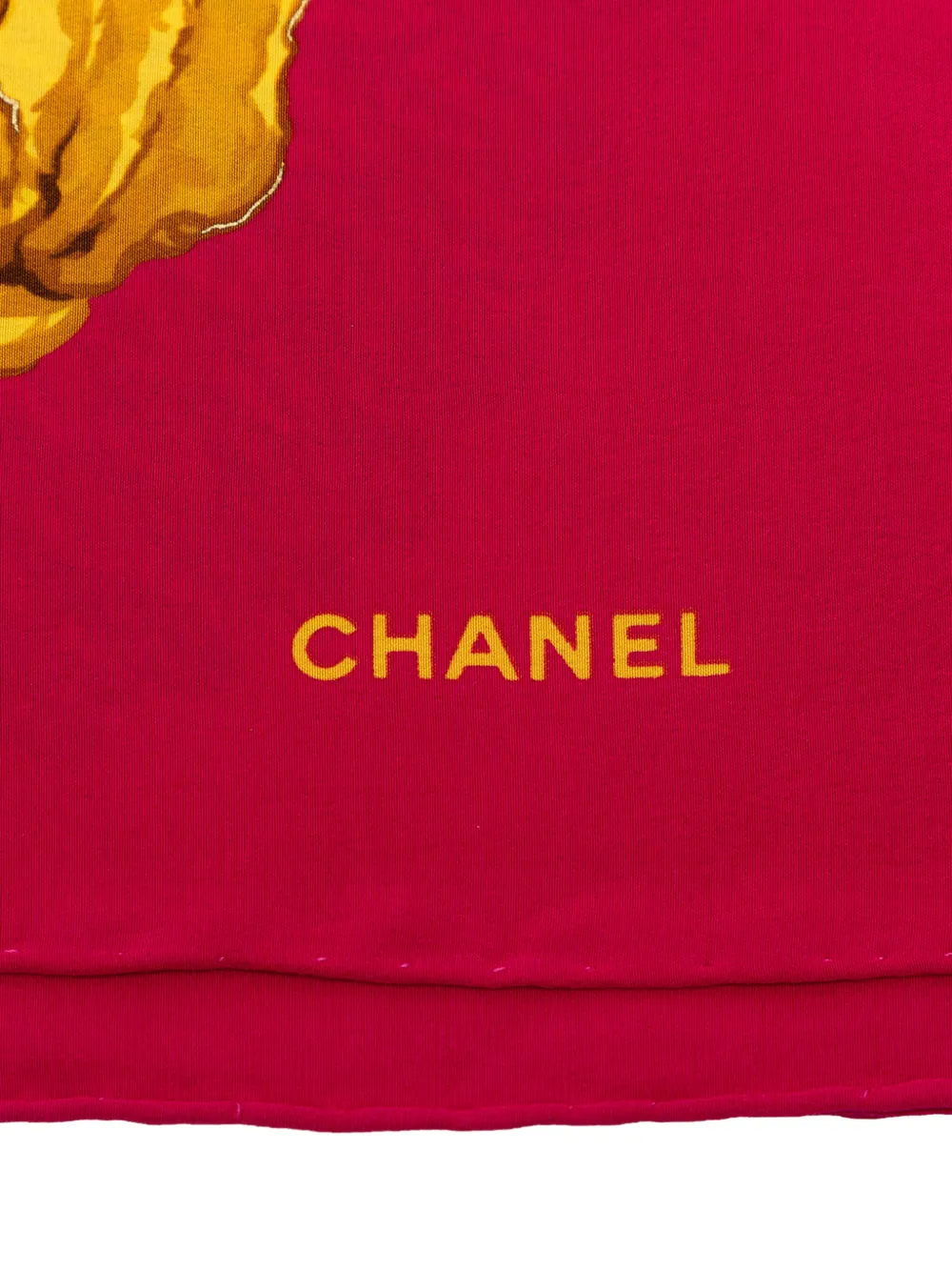 CHANEL Pre-Owned 1990-2010 フローラル シルクスカーフ | ピンク